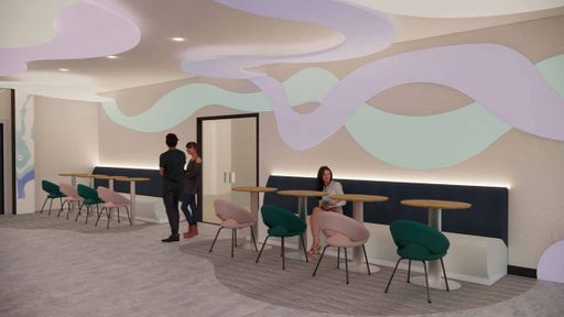 Café Seating Perspective