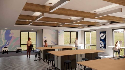 Arts and Crafts Room Perspective