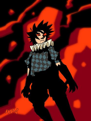 Rabies the Feral Clown, 2022, digital