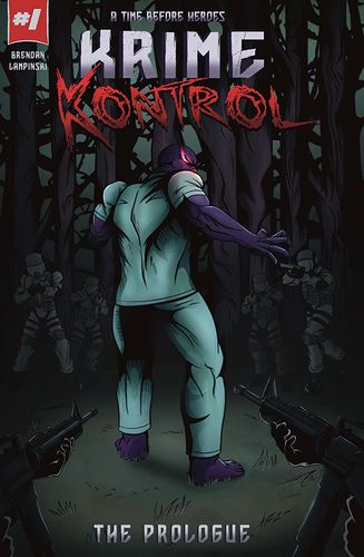 Krime Kontrol Issue 1: Prologue, 2021, Show more of my comic design with this original idea of mine, 6.6 x 10.1 in.