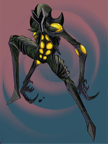 Capstone 1, 2022, my first capstone project, titled; many hand, inked and digitally painted.