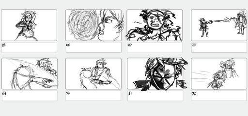 Storyboards 4, 2023, This is the fourth part of the storyboards, 11.25 x 20 in.