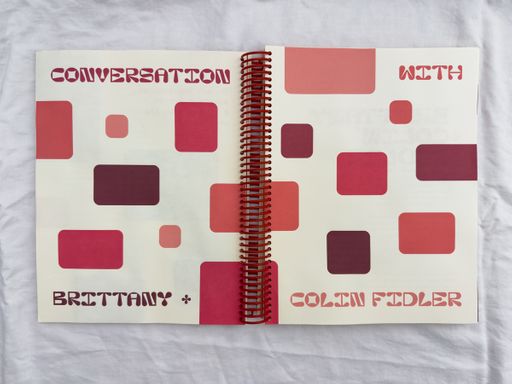 Like the Motorcycle? (Book), 2023, conversation introduction spread