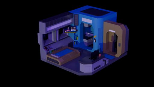 Cyberpunk Apartment, 2021