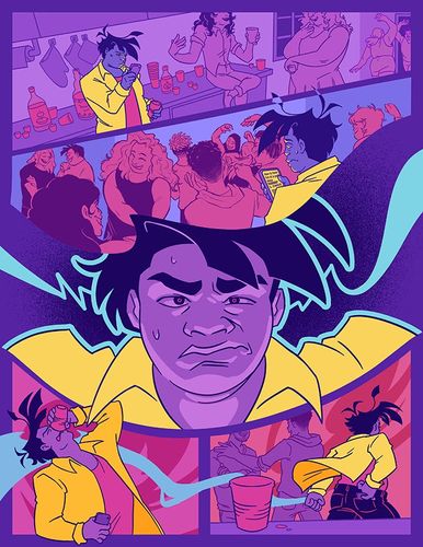 Shift-Conscious Chapter 1 Page 1, 2023, digital, 8.5 x 11 in.