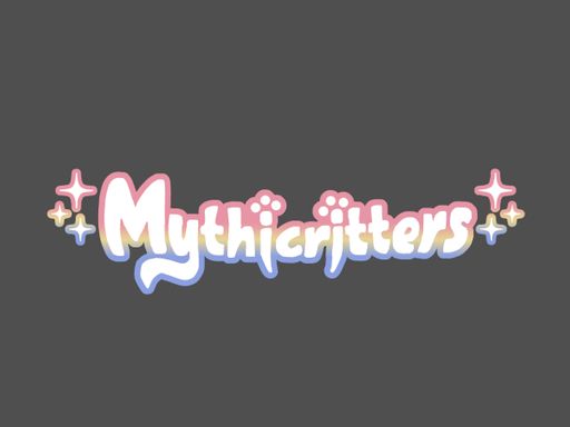 Mythicritters Logo, 2022, the logo of the mythicritters franchise, 16.7 x 12.5 in.