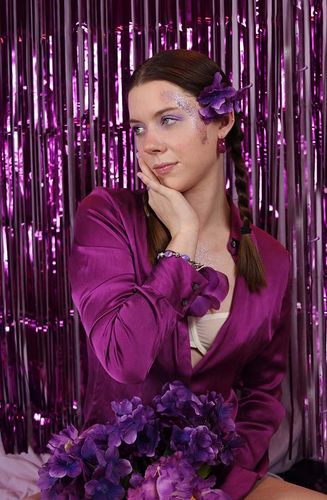 Purple, 2023, 8.5 x 11 in.