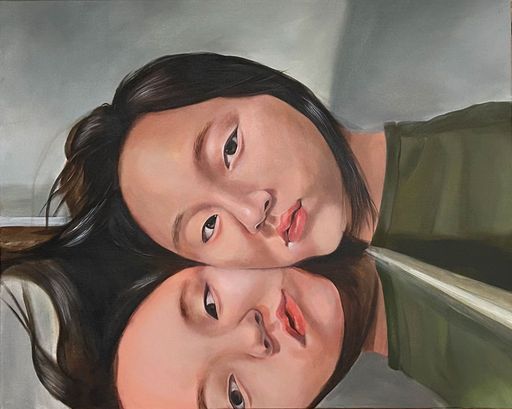 HONORABLE MENTION - Jin Roe (junior), Melting, 2023, acrylic | Belmont High School (Belmont, MA), Teacher: Mark Milowsky