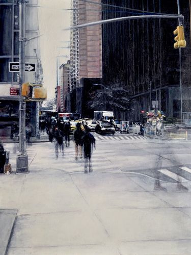 HONORABLE MENTION - Melanie Boria (senior), Hive, 2023, acrylic | Nonnewaug High School (Woodbury, CT), Teacher: Leeza Desjardins