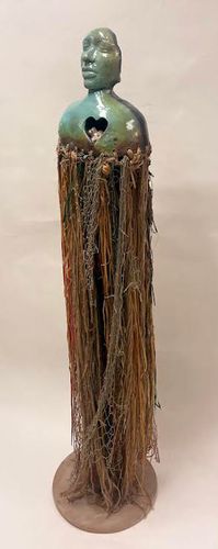 2nd Place Award (tie) - Hillary Dos Santos (senior), Dennis Yarmouth Regional High School (South Yarmouth, MA), Split Personalities, 2024, 3D, Teacher: Craig Brodt