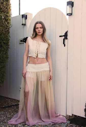 Querida, 2025, Zardoya vest and Serena skirt.