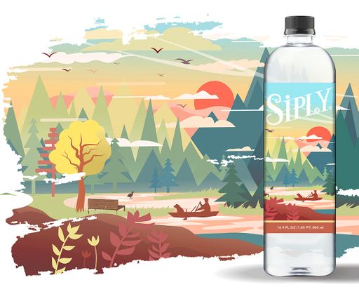 Beauty in the little things, 2025, bottle mockup, 8.5” x 11”