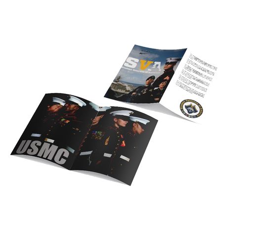 Student Veterans of America (SVA) Booklet Mockup, 2025 size (5.5