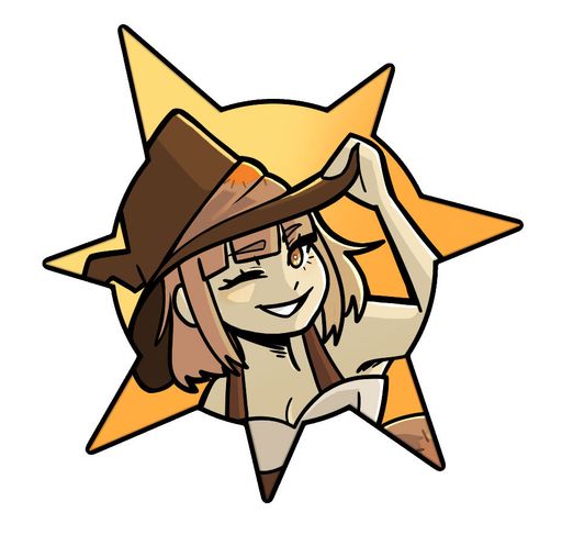 Briar Sticker, 2025, sticker illustration for briar harvest, 12.5 x 12.5 in.