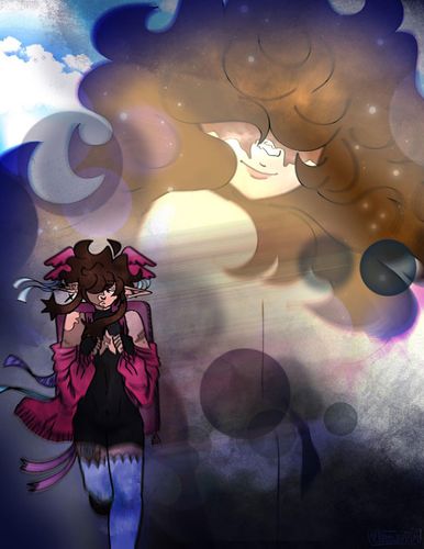 Digital Art & Design Runner Up - Amber Rosonina, How to Fly, 2025 | Senior, New Bedford High School