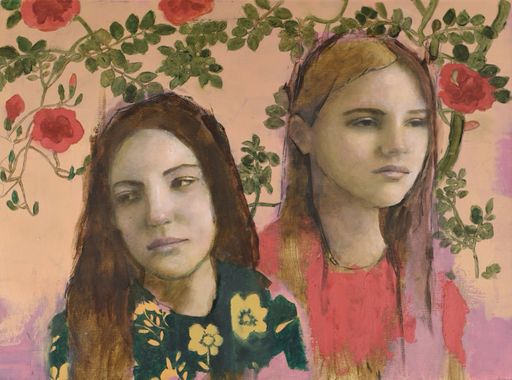 3RD Place Award (3-way tie) - Anthony Zappone, Sisters, 2025, 2D | Senior, Avon Old Farms School