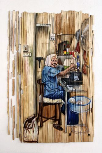 2D Award - Kate Vi Howe, My Bà Ngoại, 2025, 2D | Freshman, Brookline High School