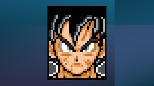 Dodging Dark Hero Sprite Face, 2026, Edited with piskel in google chrome