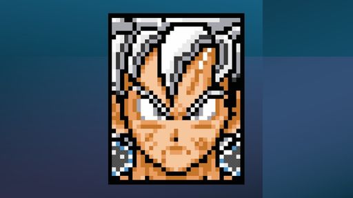 Silver Hero Sprite Face, 2026, Edited with piskel in google chrome