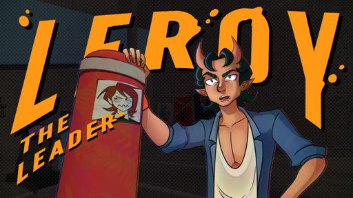 leroy’s freezeframe, 2026, digitally rendered character illustration, 19 x 10.7 in.