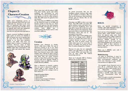 Character Creation, 2026, the page detailing how the beginning of character creation works, 1269x900 px