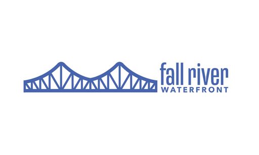 Fall River Waterfront, 2026, logo, 4 x 1 in.