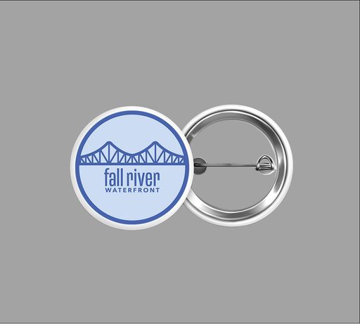 Fall River Waterfront, 2026, pins, 2.25 x 2.25 in.