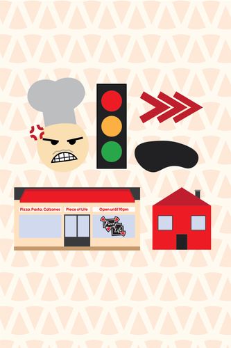 Piece of Life Board Game Icons, 2026, key card icons and board illustrations