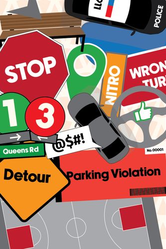 Piece of Life Icons Collage, 2026, a collage of the illustrations