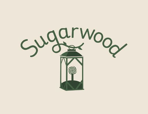 Sugarwood, 2026, logo design, 11 x 8.5 in.