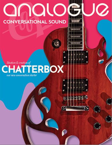 Chatterbox Advertisement, 2026, digital media, 8.5 x 11 in.