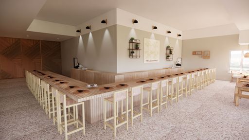 Sushi in Seattle, 2025, restaurant located In Green Frame Hotel located in Seattle, Washington