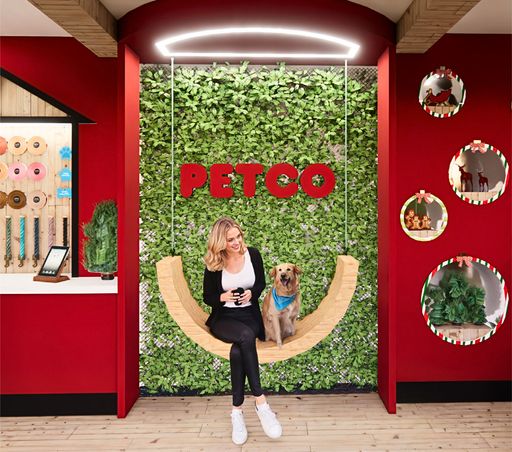 PETCO POP UP SHOP, 2025, A branded retail experience designed for Petco, focused on engaging dog owners through playful, interactive elements.