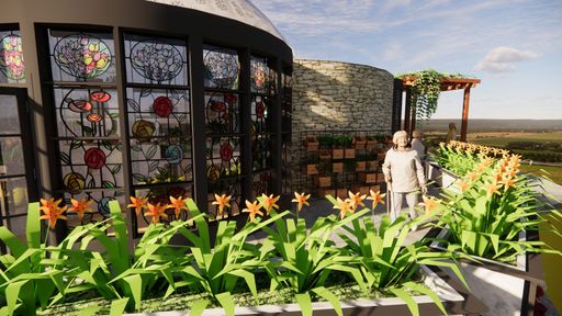 Kaleidoscope Garden Exterior, 2024