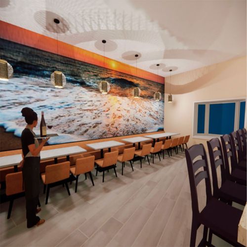 Coast Cafe Mural Wall, 2024