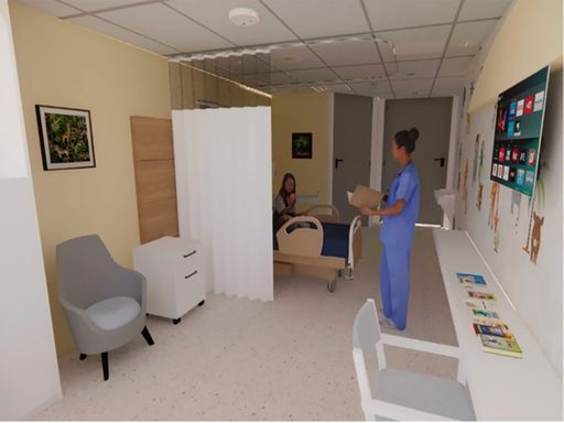 Pediatric ICU Visitor View, 2025