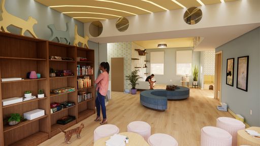 Photo – Op Wall, 2026, Catpuccino Cat Café