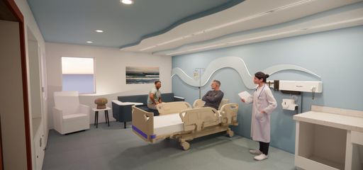Coronary Care Unit Patient Room, 2025, coronary care unit patient room pilot study used in undergraduate research