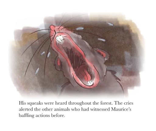 Crying Rat, 2026, an emotional outburst of agony that the rat cannot contain with a burst of tears, 14.88 x 12.5 in.