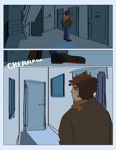 Ghosted, 2026, p. 6 of ch. 1, 12.5 x 9.7 in.