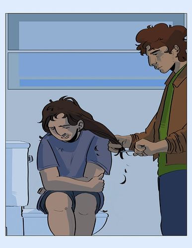 Ghosted, 2026, p. 9 of ch. 1, 12.5 x 9.7 in.