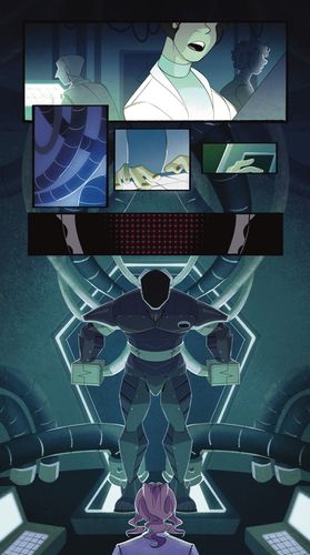 Hardwire, 2025, Digital Illustration, 7.2 x 12.8 in.