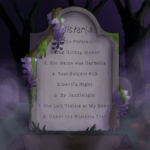 Wisteria Back Cover, 2026, mixed media & digital, 12 12 in.