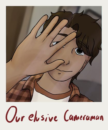 The Cameraman, 2026, digital, 3.5 x 4.2 in.