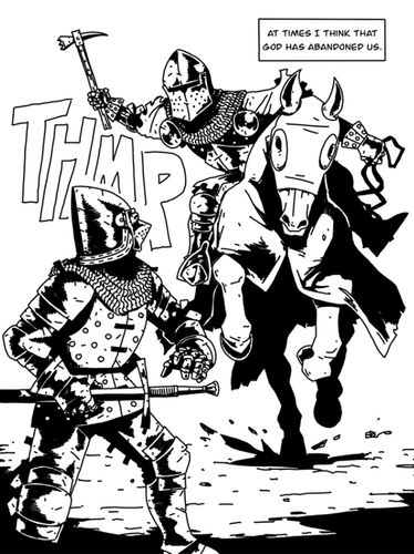 MORTIS, Page 5, 2026, digital, 9 x 12 in.