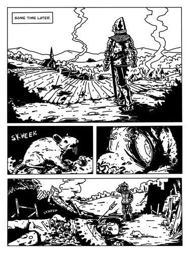 MORTIS, Page 9, 2026, digital, 9 x 12 in.