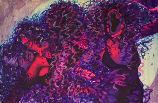 Fluid in Existence, 2026, acrylic on canvas, 36 x 24 in.