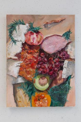 PORTRAIT HALL, 2026, oil on canvas, 12 x 16 in.