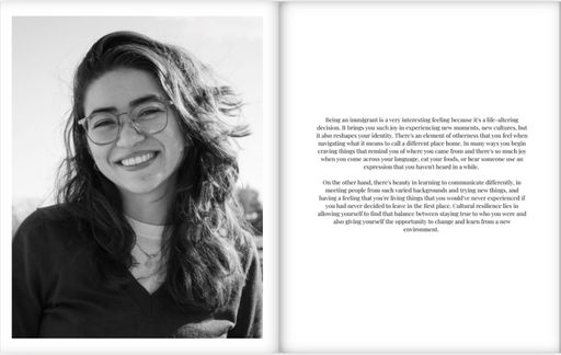 “Isadora, Representing Brazil” from Commemorate, 2026, 50 pp. 8 x 10 in.