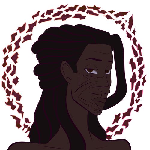 Hei Matau Portrait, Digital